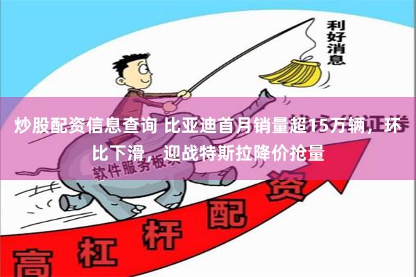 炒股配资信息查询 比亚迪首月销量超15万辆，环比下滑，迎战特斯拉降价抢量