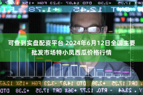 可查到实盘配资平台 2024年6月12日全国主要批发市场特小凤西瓜价格行情