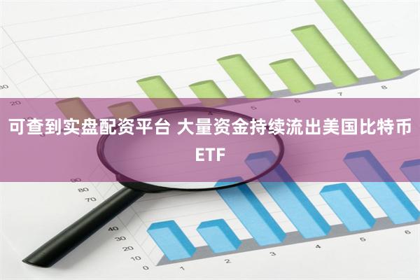 可查到实盘配资平台 大量资金持续流出美国比特币ETF