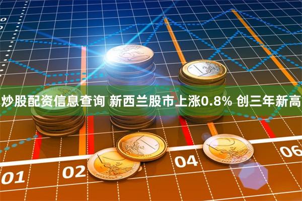 炒股配资信息查询 新西兰股市上涨0.8% 创三年新高